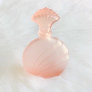 Vintage Pink Frosted Glass Scent Holder